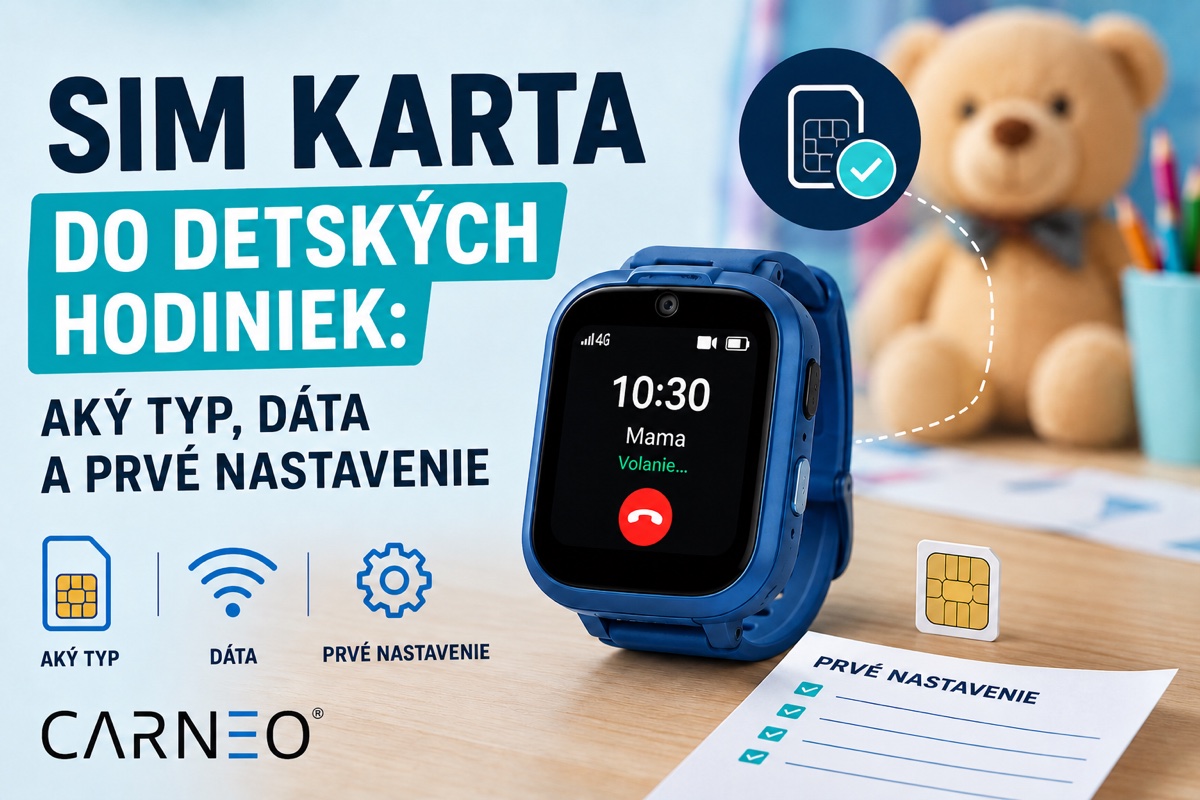 SIM karta do detských hodiniek