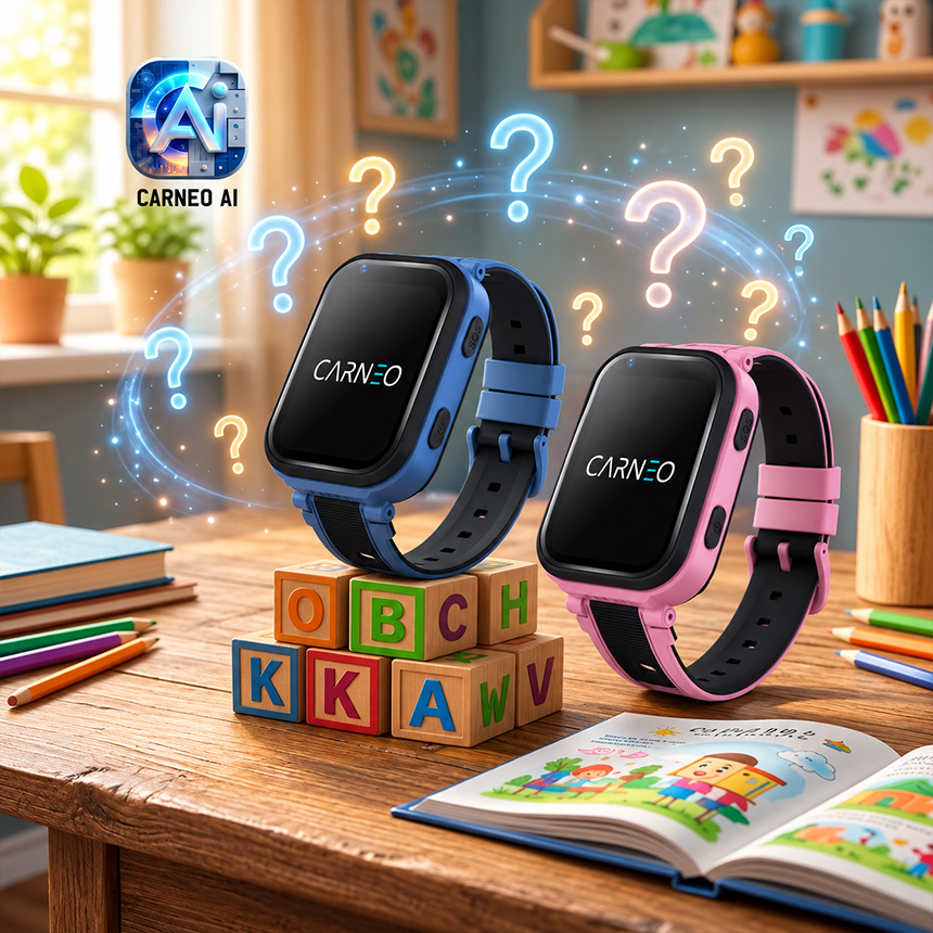 CARNEO AI a CARNEO GuardKid+ 4G ULTRA 2nd gen. gyerek okosórában
