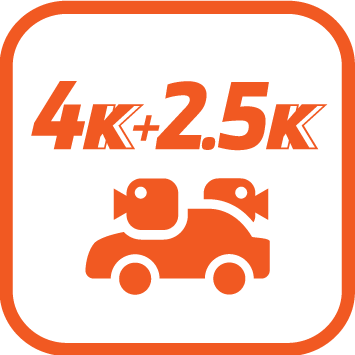 Frontkamera 4K und Rückkamera 2.5K