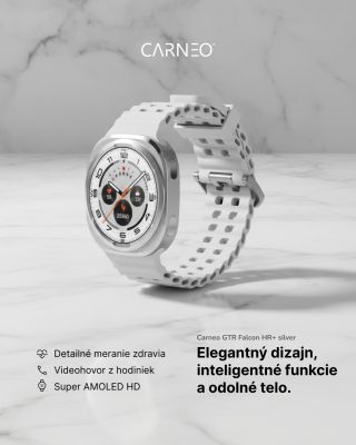 Novinka, ktorá spája štýl a výkon. Carneo GTR Falcon HR+ v striebornej verzii ponúka prémiový Super AMOLED HD displej,...