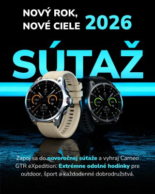 🔥 Súťaž o Carneo GTR eXpedition! 🔥 Šťastný nový rok 2026! 🎉 Začni ho naplno a zapoj sa do našej novoročnej súťaže o...